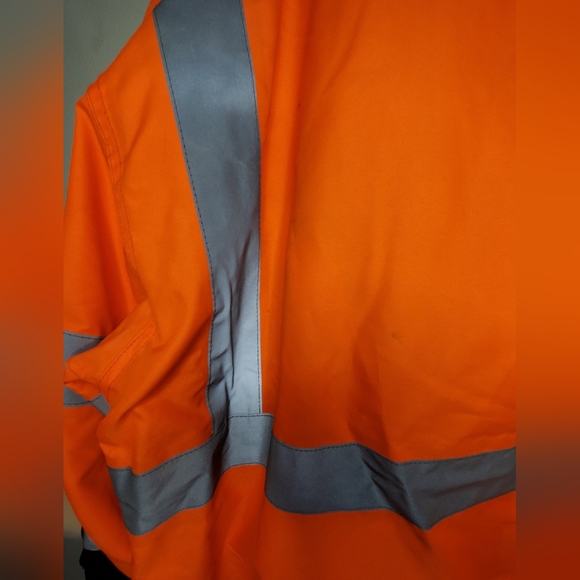 ML Kishigo Ripstop Unisex Lined Utility Bomber Jacket Size Medium - Picture 11 of 14